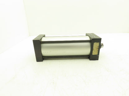 TRD Bimba Pneumatic Air Cylinder 4" Bore 8" Stroke 250 PSI Bottom Tapped