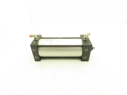 TRD Bimba Pneumatic Air Cylinder 4" Bore 8" Stroke 250 PSI Bottom Tapped