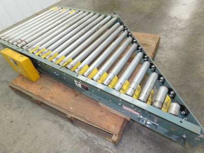 Hytrol 36" Accumulation Roller Conveyor 45° Diverter Spur V-Belt Slave Drive