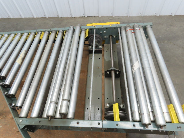 Hytrol 36" Accumulation Roller Conveyor 45° Diverter Spur V-Belt Slave Drive