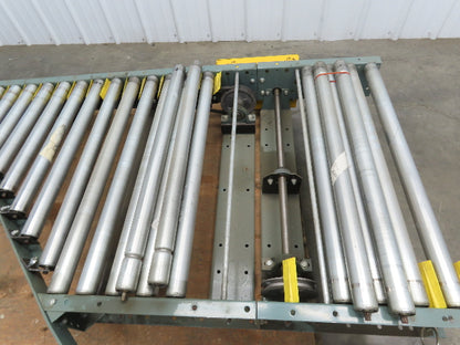 Hytrol 36" Accumulation Roller Conveyor 45° Diverter Spur V-Belt Slave Drive