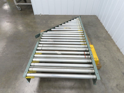 Hytrol 36" Accumulation Roller Conveyor 45° Diverter Spur V-Belt Slave Drive