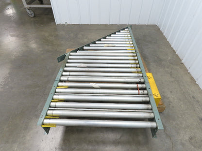 Hytrol 36" Accumulation Roller Conveyor 45° Diverter Spur V-Belt Slave Drive