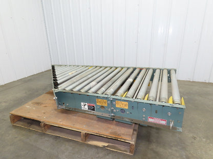 Hytrol 36" Accumulation Roller Conveyor 45° Diverter Spur V-Belt Slave Drive