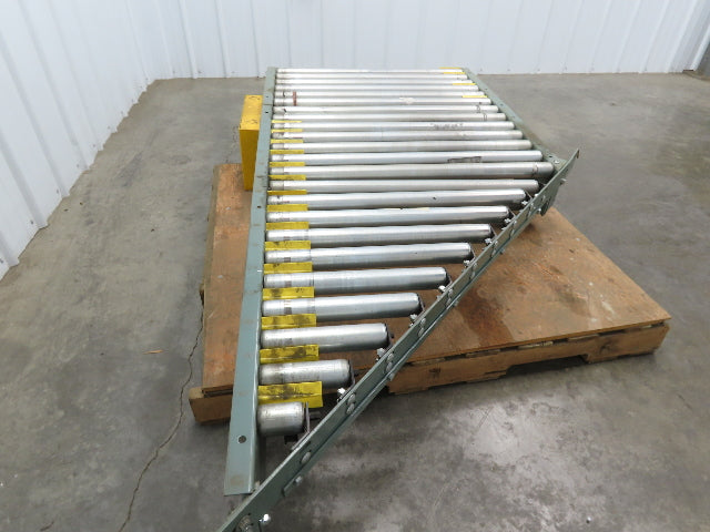 Hytrol 36" Accumulation Roller Conveyor 45° Diverter Spur V-Belt Slave Drive