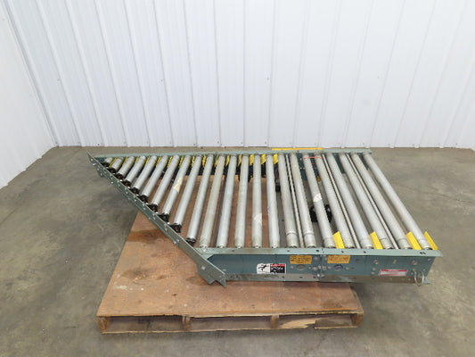Hytrol 36" Accumulation Roller Conveyor 45° Diverter Spur V-Belt Slave Drive