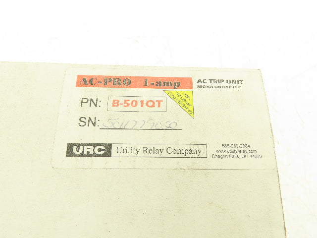 URC Utility Relay B-501QT AC-PRO Trip Unit Microcontroller Air Breaker Control