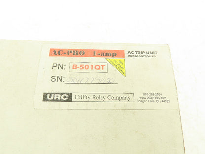 URC Utility Relay B-501QT AC-PRO Trip Unit Microcontroller Air Breaker Control