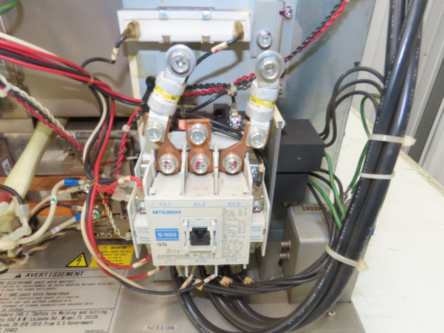 Panasonic YA-1QD351T00 Inverter Transformer Unit 16kW 200vAC In 34vDC 350A Out