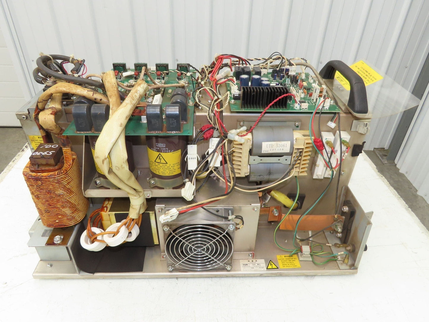 Panasonic YA-1QD351T00 Inverter Transformer Unit 16kW 200vAC In 34vDC 350A Out