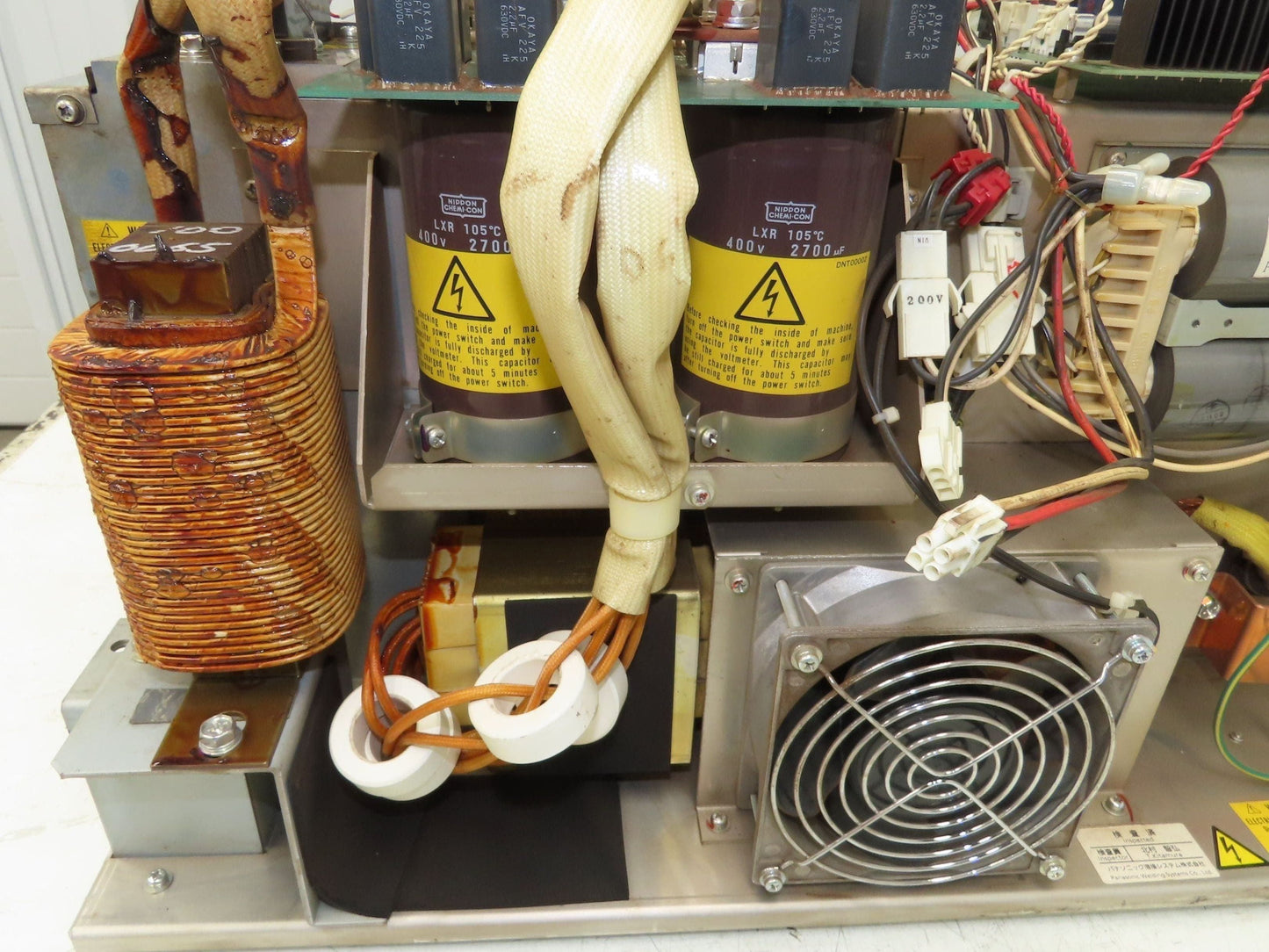 Panasonic YA-1QD351T00 Inverter Transformer Unit 16kW 200vAC In 34vDC 350A Out