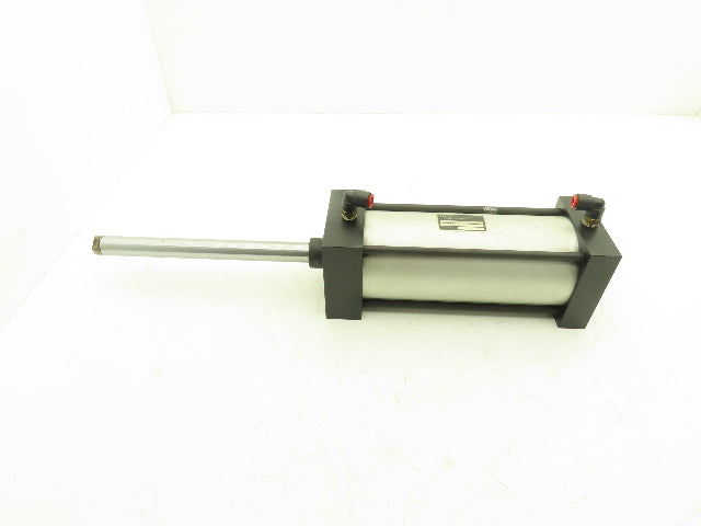 Pneumatic Air Cylinder 4" Bore 8" Stroke 250 PSI 10.25" Extended Rod