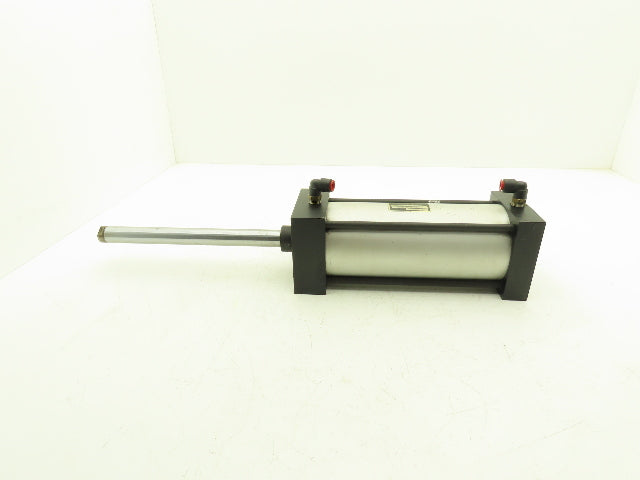 Pneumatic Air Cylinder 4" Bore 8" Stroke 250 PSI 10.25" Extended Rod