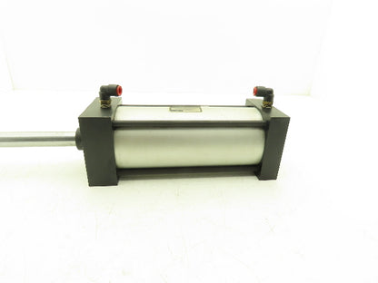 Pneumatic Air Cylinder 4" Bore 8" Stroke 250 PSI 10.25" Extended Rod