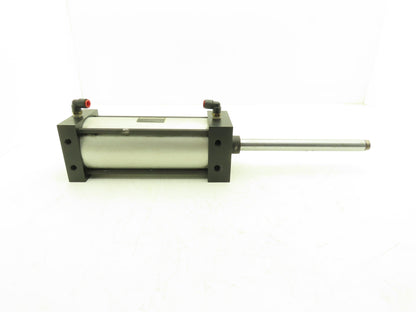 Pneumatic Air Cylinder 4" Bore 8" Stroke 250 PSI 10.25" Extended Rod