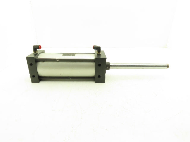 Pneumatic Air Cylinder 4" Bore 8" Stroke 250 PSI 10.25" Extended Rod