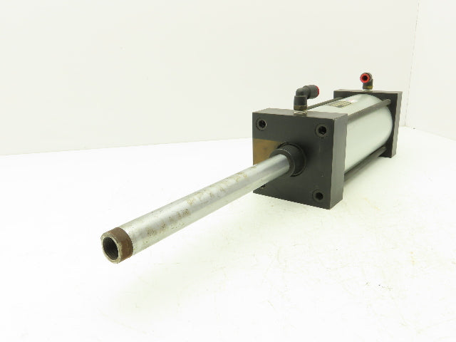 Pneumatic Air Cylinder 4" Bore 8" Stroke 250 PSI 9.75" Extended Rod