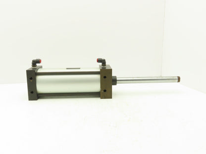 Pneumatic Air Cylinder 4" Bore 8" Stroke 250 PSI 9.75" Extended Rod