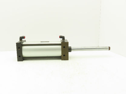 Pneumatic Air Cylinder 4" Bore 8" Stroke 250 PSI 9.75" Extended Rod