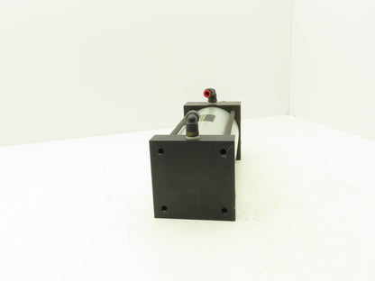 Pneumatic Air Cylinder 4" Bore 8" Stroke 250 PSI 9.75" Extended Rod