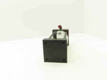 Pneumatic Air Cylinder 4" Bore 8" Stroke 250 PSI 9.75" Extended Rod