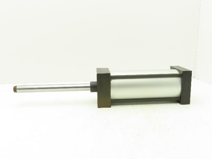 Pneumatic Air Cylinder 4" Bore 8" Stroke 250 PSI 9.75" Extended Rod