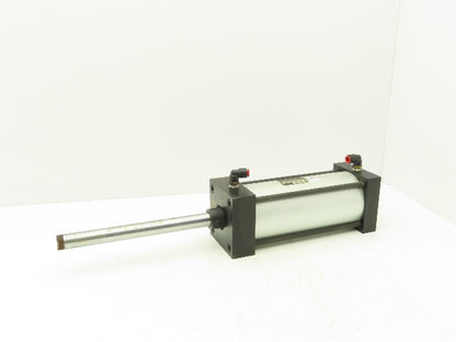 Pneumatic Air Cylinder 4" Bore 8" Stroke 250 PSI 9.75" Extended Rod