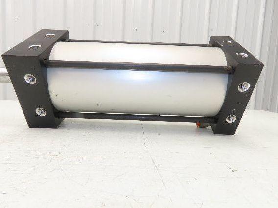 TRD Bimba Pneumatic Air Cylinder 4" Bore 8" Stroke 250 PSI 10.25" Extended Rod