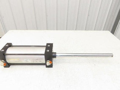 TRD Bimba Pneumatic Air Cylinder 4" Bore 8" Stroke 250 PSI 10.25" Extended Rod