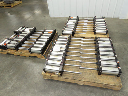 TRD Bimba Pneumatic Air Cylinder 4" Bore 8" Stroke 250 PSI 10.25" Extended Rod