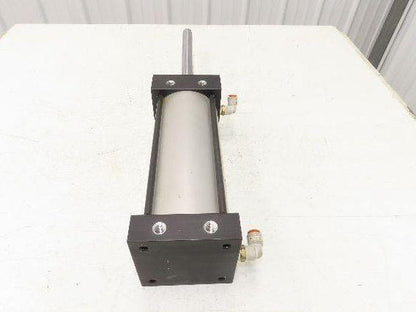 TRD Bimba Pneumatic Air Cylinder 4" Bore 8" Stroke 250 PSI 10.25" Extended Rod