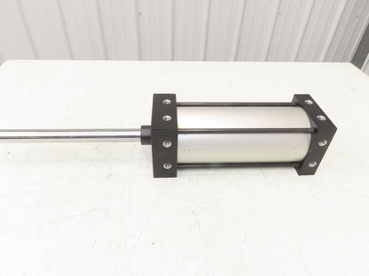 TRD Bimba Pneumatic Air Cylinder 4" Bore 8" Stroke 250 PSI 10.25" Extended Rod