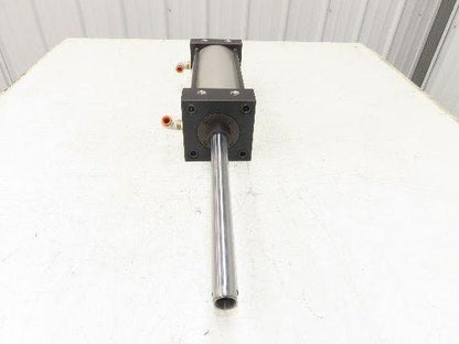 TRD Bimba Pneumatic Air Cylinder 4" Bore 8" Stroke 250 PSI 10.25" Extended Rod