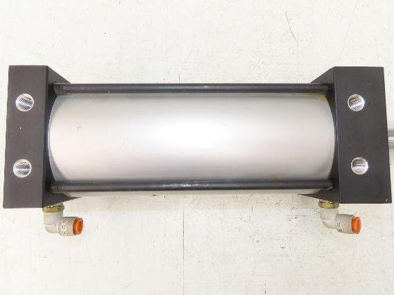 TRD Bimba Pneumatic Air Cylinder 4" Bore 8" Stroke 250 PSI 10.25" Extended Rod