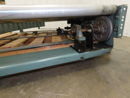 Hytrol 36" Accumulation Roller Conveyor 45° Curve V-Belt Slave Drive 33"BF