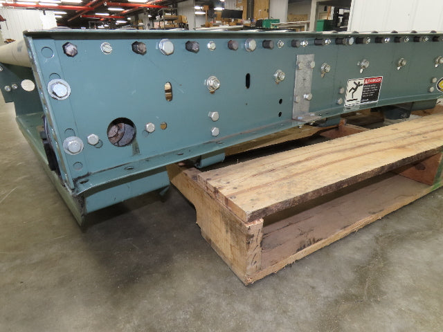 Hytrol 36" Accumulation Roller Conveyor 45° Curve V-Belt Slave Drive 33"BF