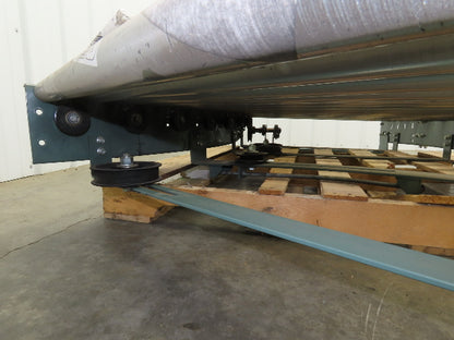 Hytrol 36" Accumulation Roller Conveyor 45° Curve V-Belt Slave Drive 33"BF