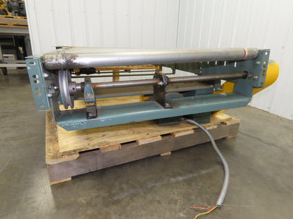 Hytrol 36" Accumulation Roller Conveyor 30° RH Curve V-Belt Drive 1Hp 460V 3PH