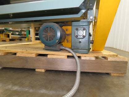Hytrol 36" Accumulation Roller Conveyor 30° RH Curve V-Belt Drive 1Hp 460V 3PH
