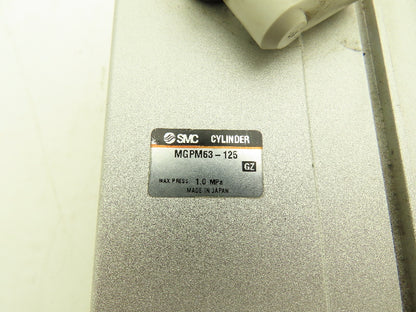 SMC MGPM63-125 Pneumatic Guided Air Cylinder 63mm Bore 125mm Stroke