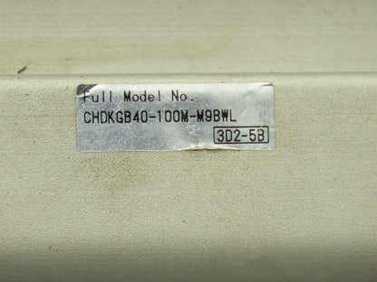 SMC CHDKGB40-100M Hydraulic Cylinder 40mm Bore 100mm Stroke Double Acting