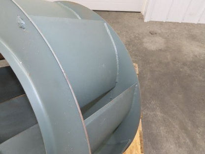 Backward Incline Blower Replacement Fan 34" Dia 12" Wide 1-15/16" Shaft Green