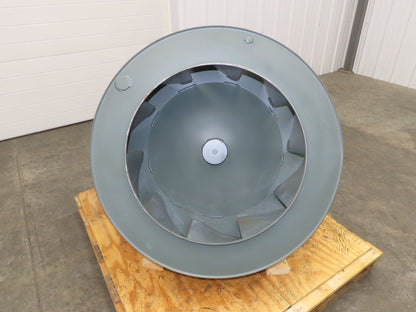 Backward Incline Blower Replacement Fan 34" Dia 12" Wide 1-15/16" Shaft Green