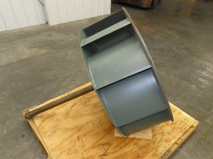 Backward Incline Blower Replacement Fan 34" Dia 12" Wide 1-15/16" Shaft Green