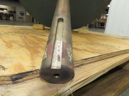 Backward Incline Blower Replacement Fan 34" Dia 12" Wide 1-15/16" Shaft Green