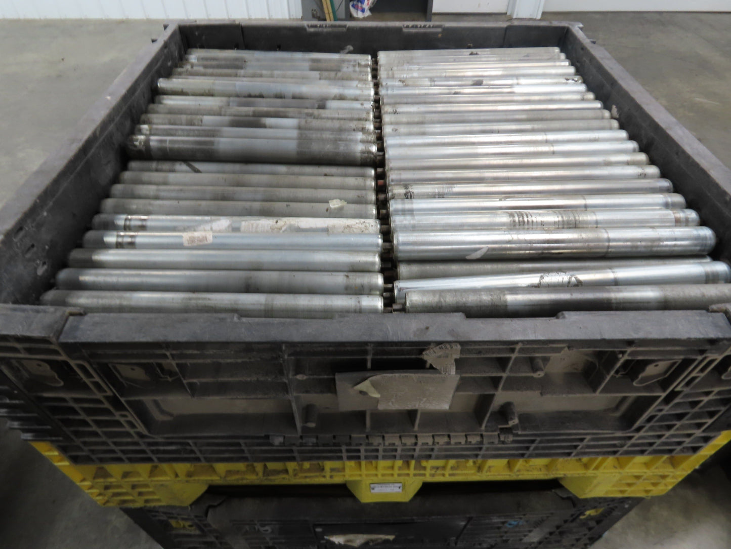 Hytrol 24" Conveyor Roller 1.9" x 21"BF Galvanized Steel 7/16" Hex  Lot of 10