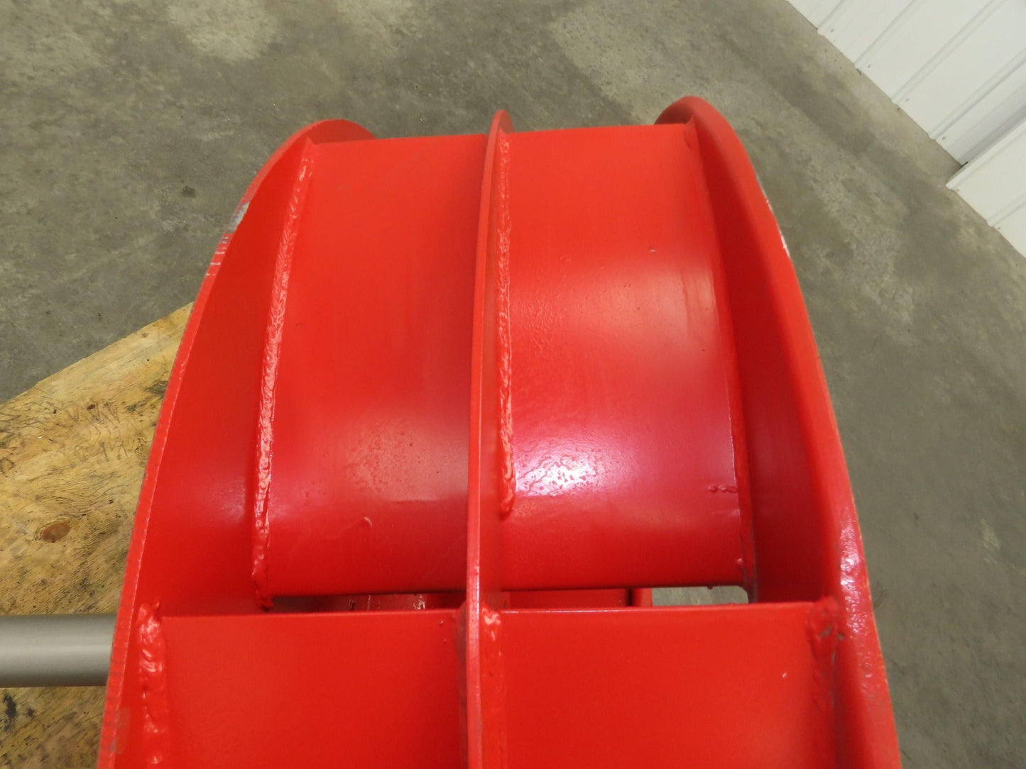 Backward Incline Blower Replacement Fan 41" Dia 12" Wide 2-15/16" Shaft Red