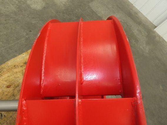 Backward Incline Blower Replacement Fan 41" Dia 12" Wide 2-15/16" Shaft Red