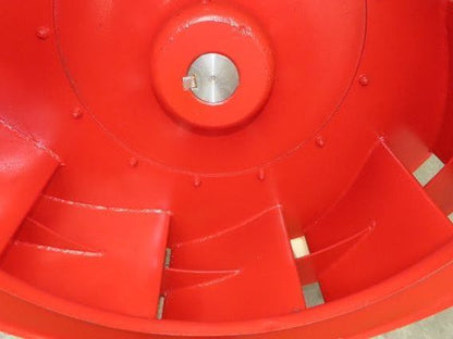 Backward Incline Blower Replacement Fan 41" Dia 12" Wide 2-15/16" Shaft Red