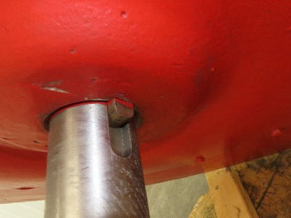 Backward Incline Blower Replacement Fan 41" Dia 12" Wide 2-15/16" Shaft Red